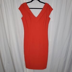 ♡♡ Long Tall Sally Cap Sleeve V-Neck Modern Suit Dress Size 6 NWT